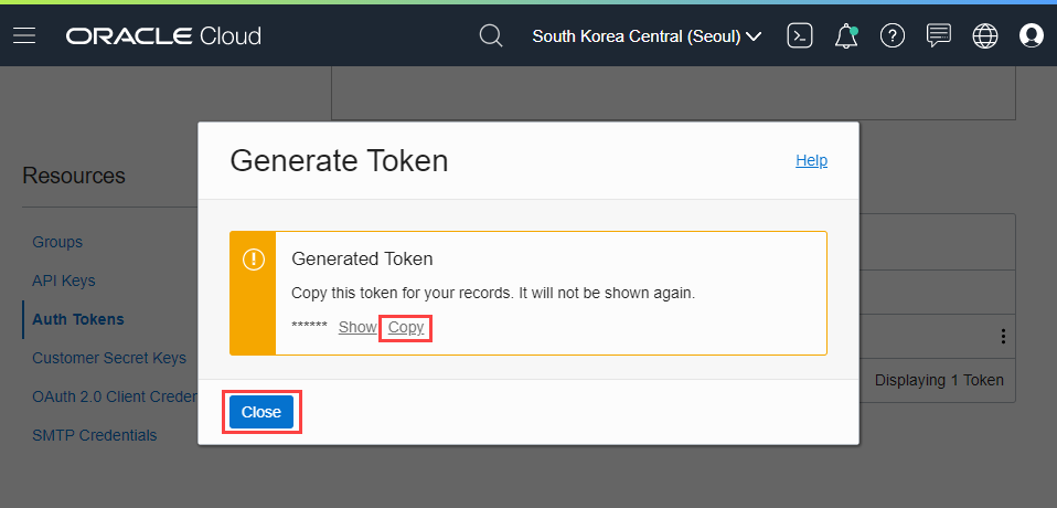 Generate Token